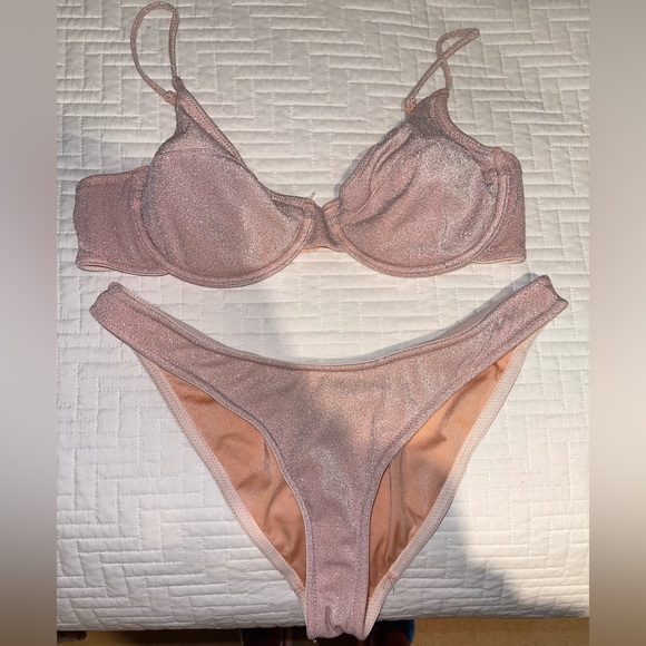 Pink Triangl swimsuit size Large - Picture 2 of 6